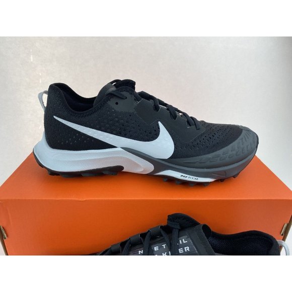 Nike Air Zoom Terra Kiger 7 Black Pure Platinum Men's Trail Running Shoes CW6062 - Picture 5 of 12